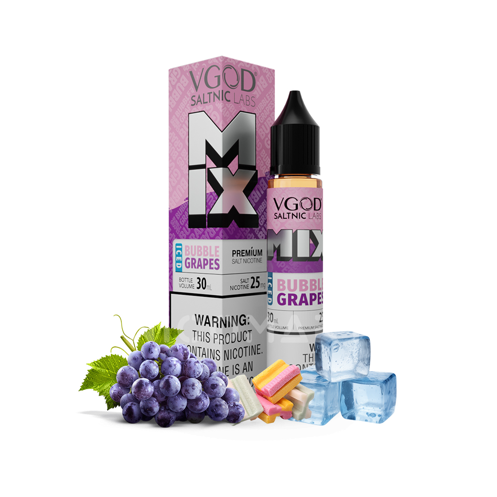 mix-iced-bubble-gapes سالت آدامس انگور یخ ویگاد