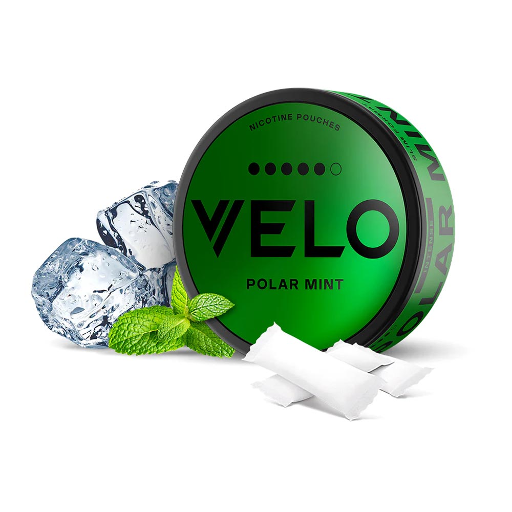 velo-polar-mint-nicotine-pouches کیسه نیکوتین نعنا یخ ولو