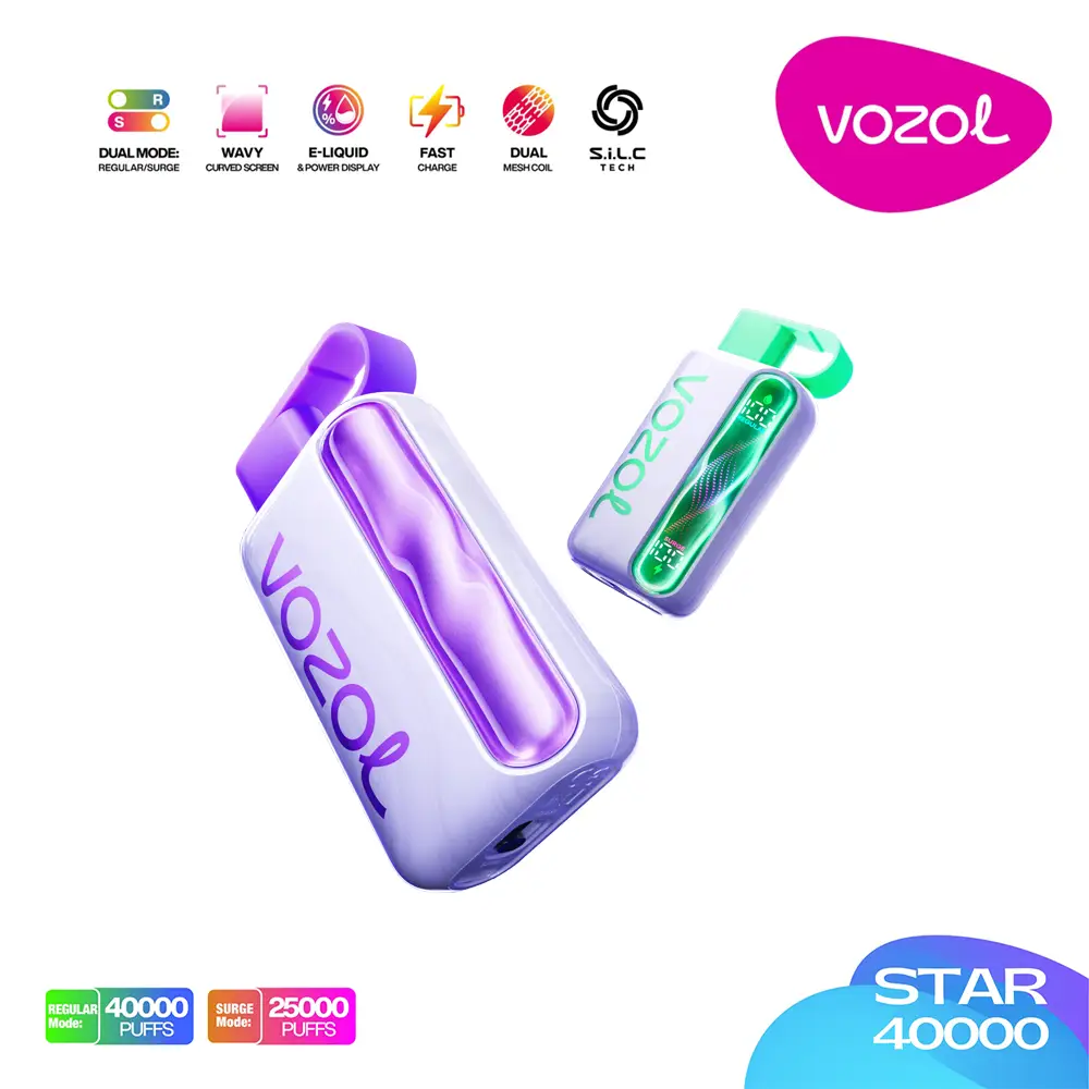 vozol-star-40000 پاد استار 40 هزار پاف وزول