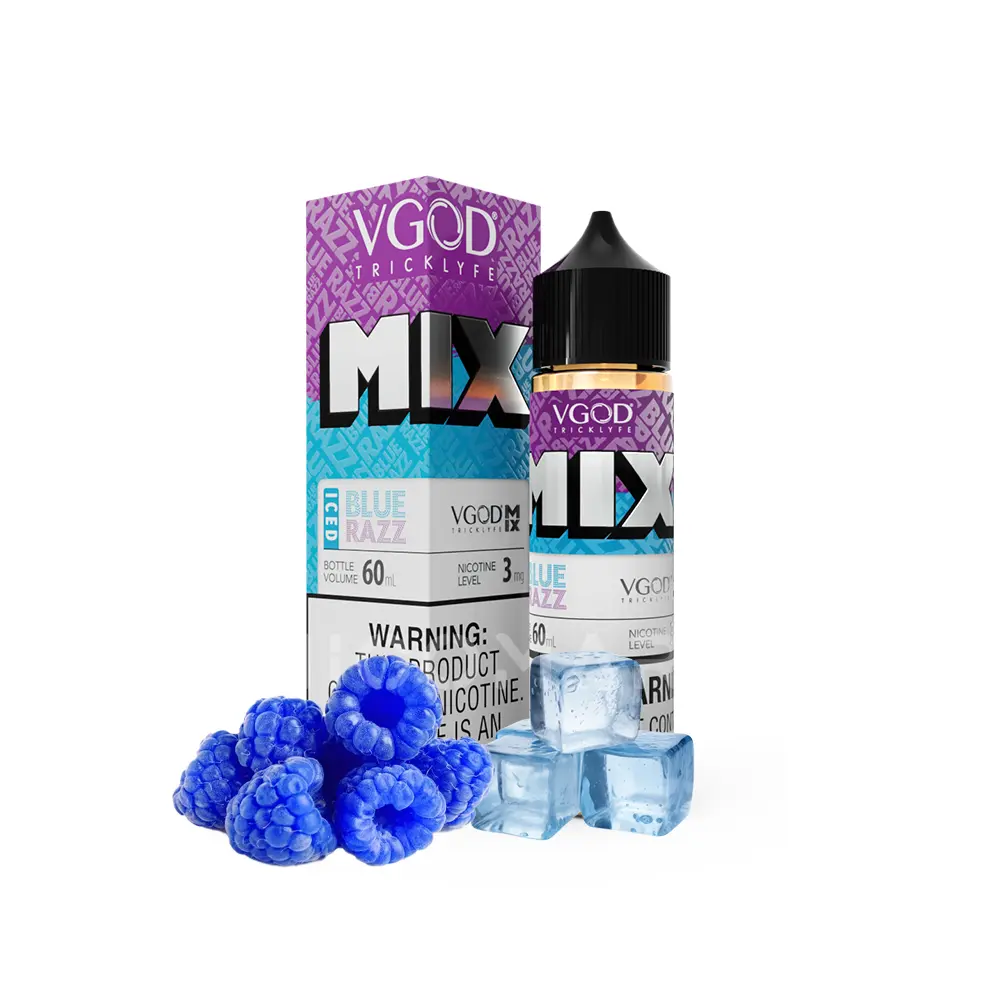 vgod-freebase-e-liquid-mix-iced-blue-razz جویس بلورزبری یخ ویگاد